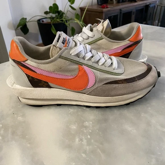 Nike Sacai Orange and Pink Sneakers Sneaker Politics main image 4